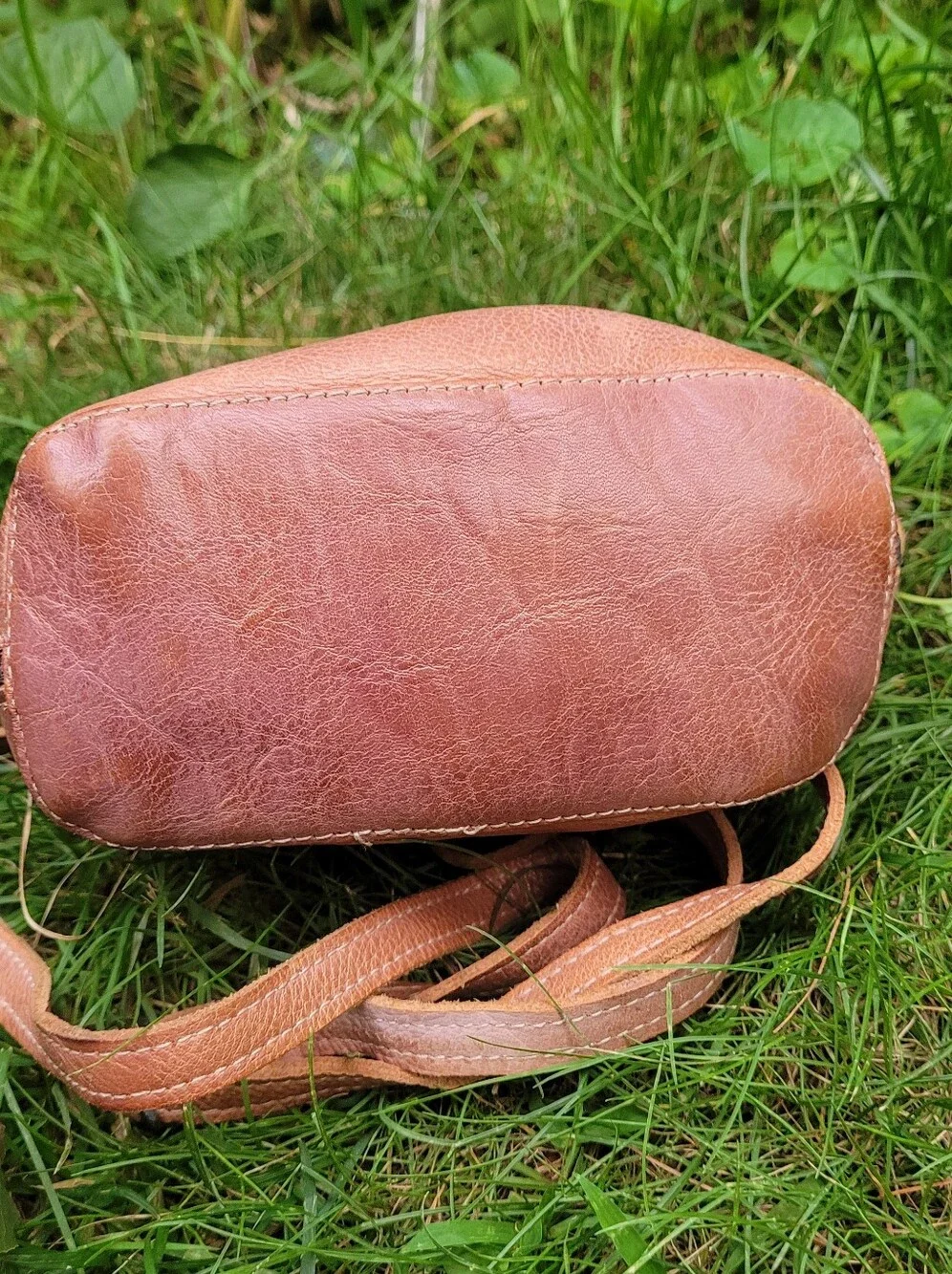 Bed Stu Leather Bag Venture Tan Rustic Mason